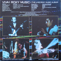 Viva ! The Live Roxy Music Album SD 36-139 2