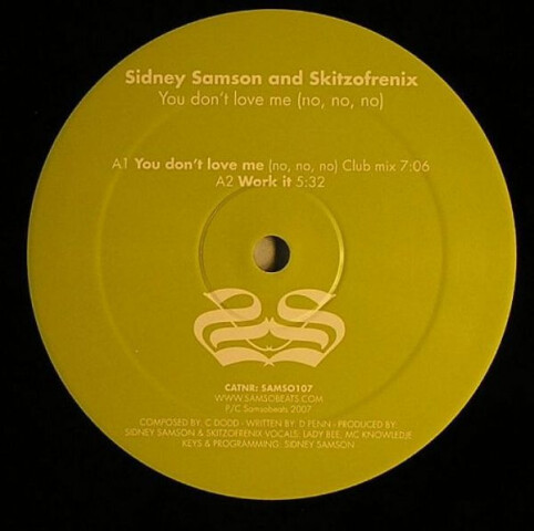 You Don't Love Me (No ,No ,No) SAMSO107