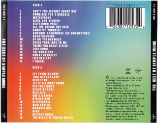 The Best Of Simple Minds 7243 8 11257 2 4 2