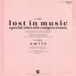 Lost In Music (1984 Mix By Nile Rodgers) B 9718(T) 2