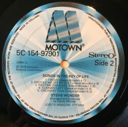 Songs In The Key Of Life 5C 154-97900/1 4