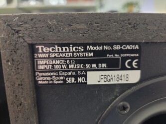 SB-CA01A Bookshelfspeaker set JF6GA18418 4