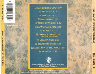 The Best Of Christopher Cross 9548 - 30656 - 2 2