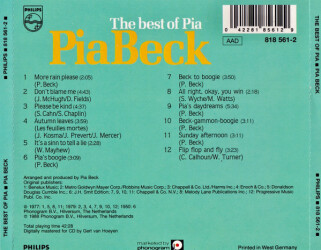 The Best Of Pia 818 561-2 2