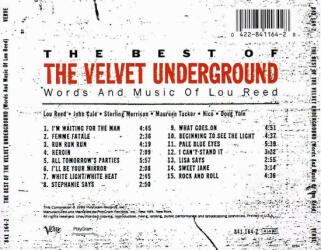 The Best Of The Velvet Underground (Words And Music Of Lou Reed) 841 164-2 3