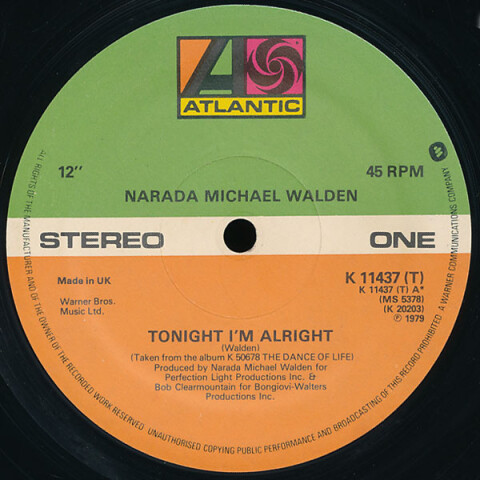 Tonight I'm Alright K 11437 (T)