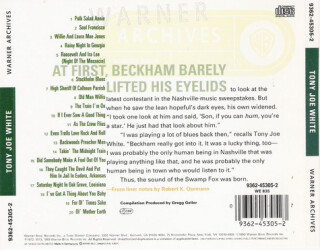 The Best Of Tony Joe White Featuring Polk Salad Annie 9362-45305-2 2