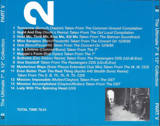 The Ultimate 7" & 12" Collection Part V BONO V 2