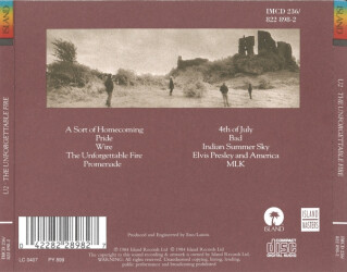 The Unforgettable Fire 822 898-2 2