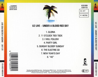 Under A Blood Red Sky (Live) 610 559 2