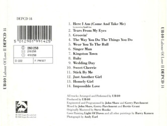 Labour Of Love II DEPCD 14 2