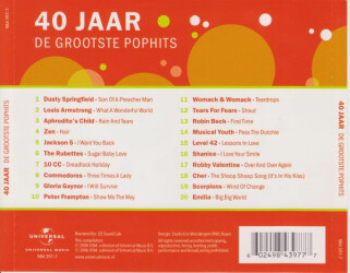 40 Jaar De Grootste Pophits 984 397-7 2