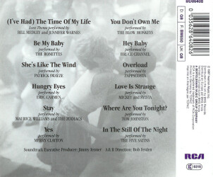 Dirty Dancing (Selections From The Original Soundtrack From The Vestron Motion Picture) BD86408 2