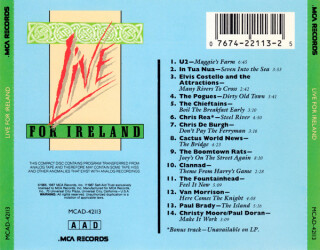 Live For Ireland MCAD-42113 2