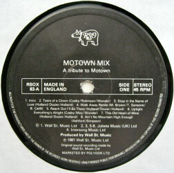 Motown Mix (A Tribute To Motown) RSOX 83 1