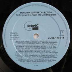 Motown Top 40 Collection (30 Original Hits From The Greatest Stars) COSLP 40.011 3