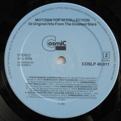 Motown Top 40 Collection (30 Original Hits From The Greatest Stars) COSLP 40.011 4