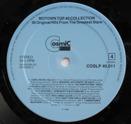 Motown Top 40 Collection (30 Original Hits From The Greatest Stars) COSLP 40.011 6