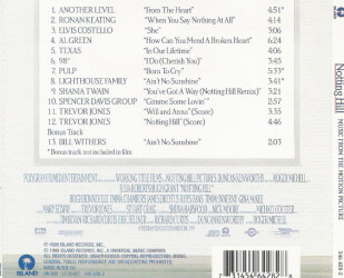 Notting Hill (Music From The Motion Picture) 546 428-2 2