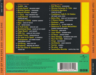 Top Of The Pops 2001 Volume One 556 161-2 2