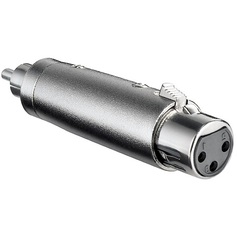 XLR Adapter - XLR Female > RCA male 27455