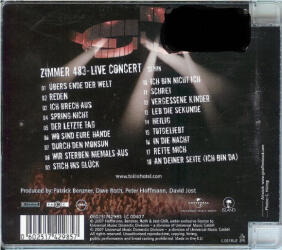 Zimmer 483 - Live In Europe 060251742985 2